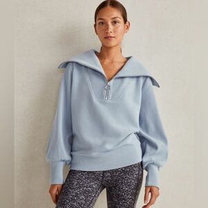 Varley Ribbed Half-Zip Sweatshirt